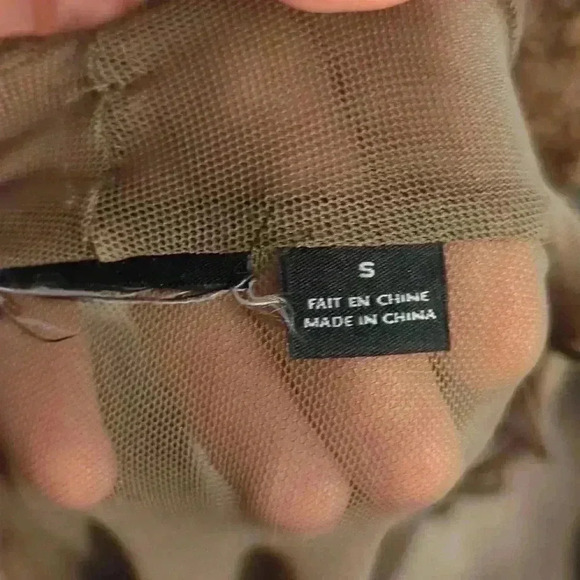 Ralph Lauren style dress that is a size 6. Brown and tan. - Picture 6 of 6